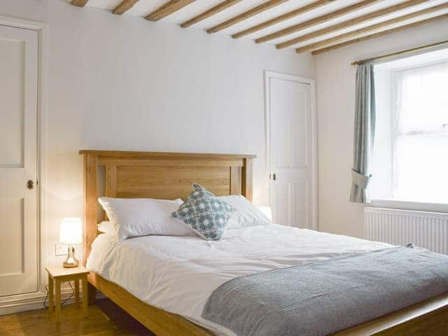 Relaxing double bedroom with exposed ceiling beams | The Plough, Bampton, near Witney