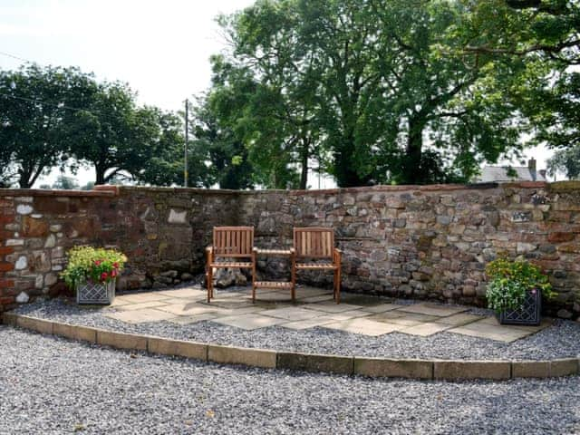 Sitting out area | Bruno&rsquo;s Bothy, Wigton