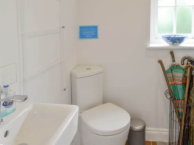 Utility room with toilet | Pond Cottage, Boldre, near Lymington