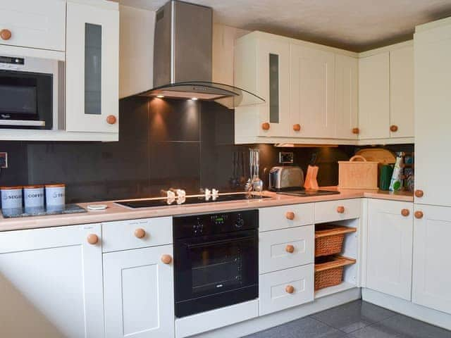 Kitchen with all appliances | Station Master&rsquo;s House - Torver Station Cottages, Torver, near Coniston