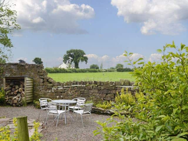 Lovel sitting out area with wonderful far reaching views | Grooms Cottage - Arkleby Holiday Homes, Arkleby, near Cockermouth