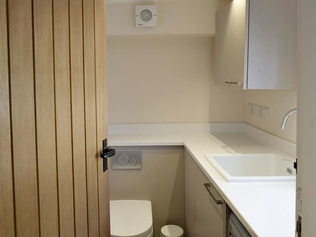 Ground floor cloackroom with toilet and basin | Windy Nook, Pooley Bridge