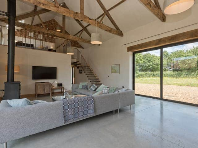 Light and airy living room | Old Hall Farm Barn, Kerdiston, near Norwich