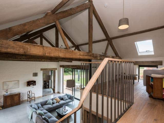 Galleried seating area | Old Hall Farm Barn, Kerdiston, near Norwich