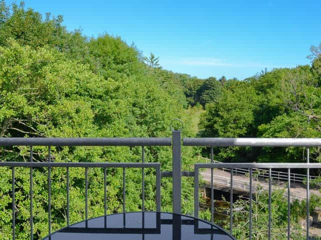 Balcony with views of the surrounding area | Spindlestone Mill Apartments -The Loft - Spindlestone Mill Apartments, Belford, near Bamburgh