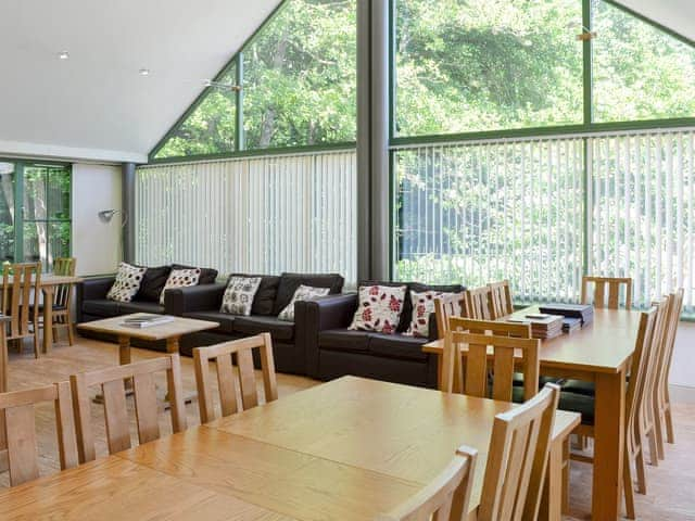 Light and airy living room/dining room | Wheel Rooms - Spindlestone Mill Apartments, Belford, near Bamburgh