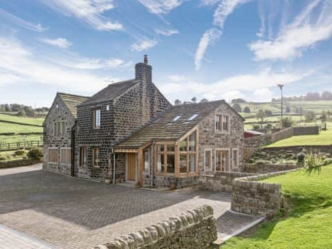 Wonderfully spacious, semi-detached, stone built cottage. | Sands Farm Cottage, Luddendenfoot, near Hebden Bridge