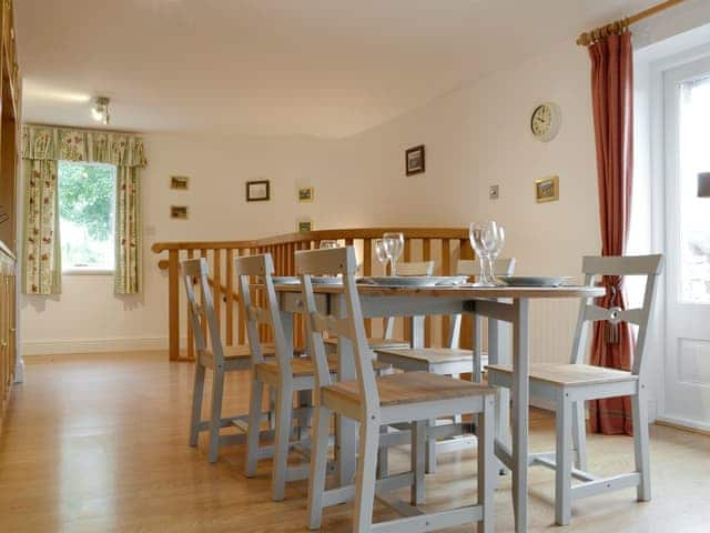 Light and airy dining space | Leyfield Coach House, Kirkby Lonsdale