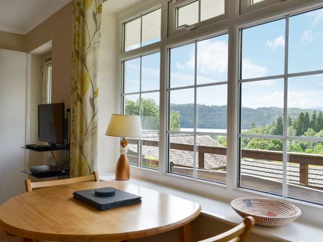 Lakeland views from the dining area | Gone Sailing, Windermere