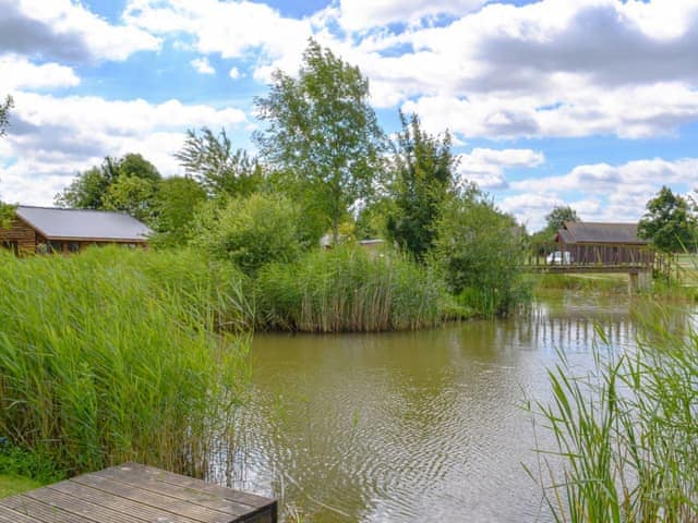 Delightful fishing lake | Campbell Lodge, Thorpe on the Hill, near Lincoln