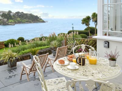 Sit out on the terrace and gaze out to sea | Tides Reach, Fowey
