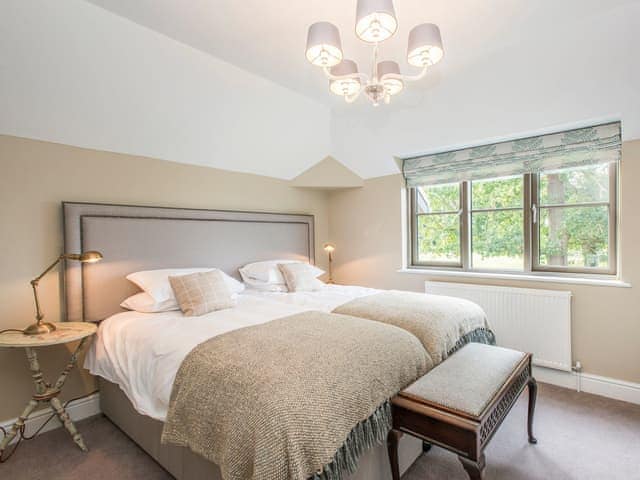 Comfortable second double bedroom (can be twin on request) | Cowslip Cottage - Swardeston Cottages, Swardeston, near Mulbarton