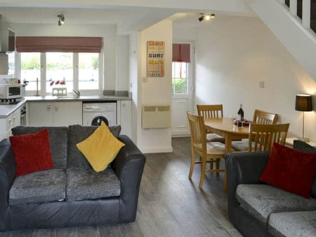 Inviting open plan living space | Pottergate Cottage, Wroxham