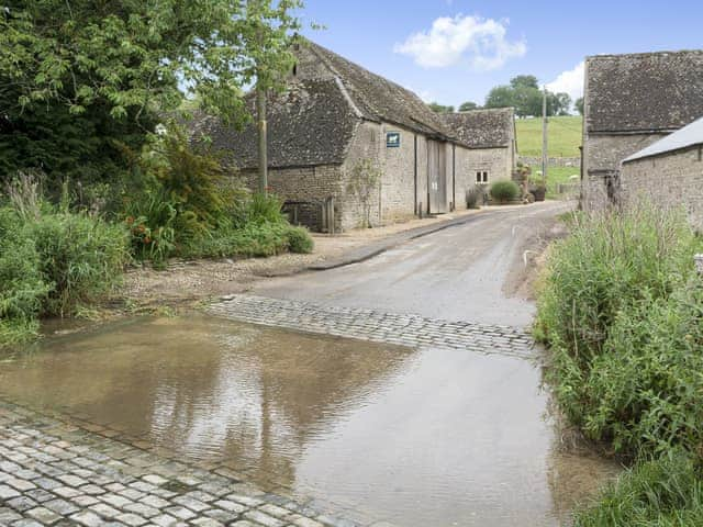 View of the ford (crossing) | Flowers Barn, Middle Duntisbourne, near Cirencester