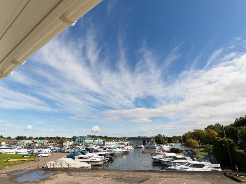 View over the marina | Greylag Goose - The Riverviews, Wroxham, near Norwich