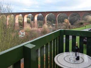 Balcony with views of the viaduct | Capstan Cottage, Whitby