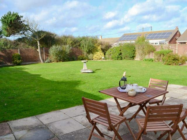 Idela patio area | Rest-A-While, Walcott, near North Walsham