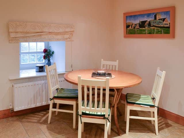 Modest dining area | Bramble Barn, Beal near Holy Island