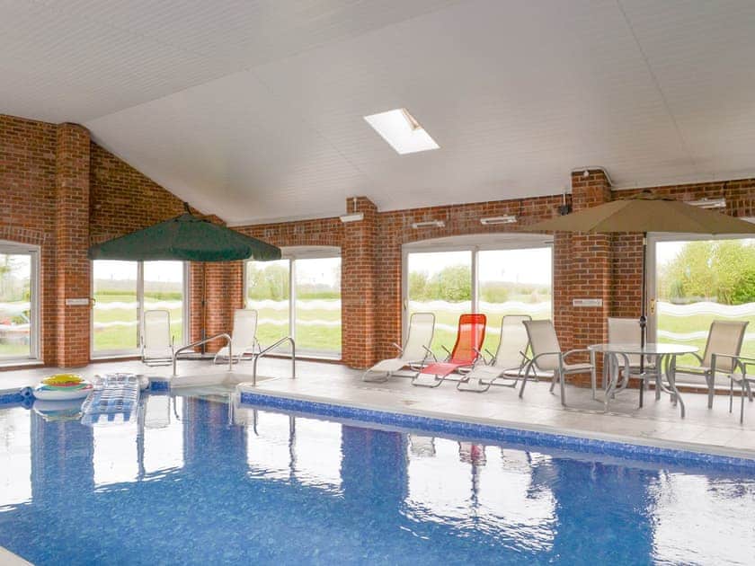 Shared indoor swimming pool | Wallrudding Farm Cottages, Doddington, near Lincoln