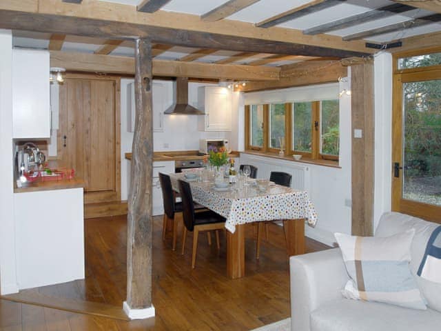 Open aspect from snug area to the kitchen/diner | Cowford Oast, Eridge Green, near Tunbridge Wells