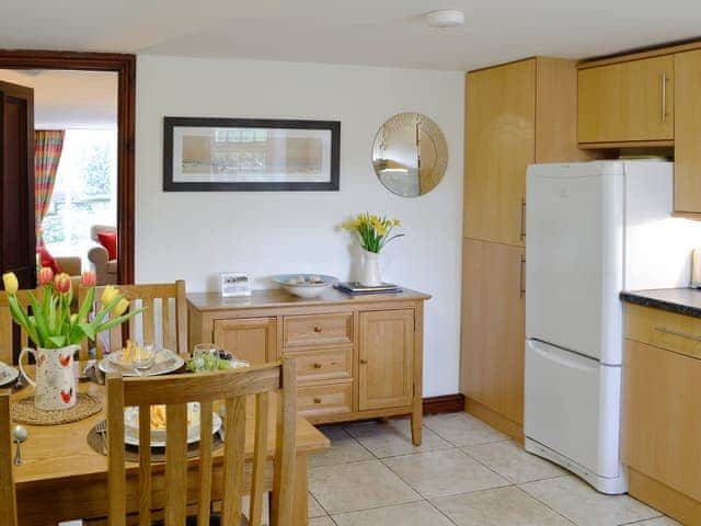 Well equipped kitchen/ dining room | Woodpecker Cottage - Wallace Lane Farm Cottages, Brocklebank, near Caldbeck and Uldale