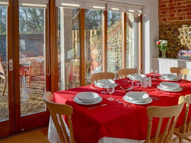 Light and airy dining area | The Cattle Sheds, Knapton, near North Walsham