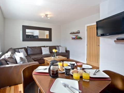 Modern open plan living space | Apartment 1 Barton Court, Woolacombe