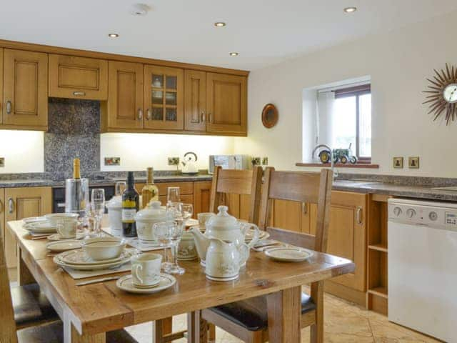 Well-equipped kitchen with dining area | Little Meadow - West House Farm, Dearham, near Maryport