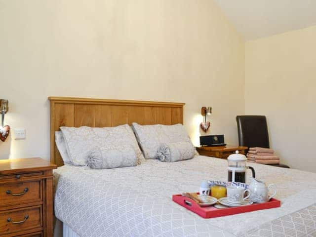 Peaceful double bedroom | Little Meadow - West House Farm, Dearham, near Maryport