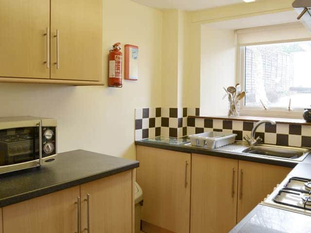 Compact fitted kitchen area | St Abbs Cottage - Bluebell Farm Cottages, Belford near Bamburgh