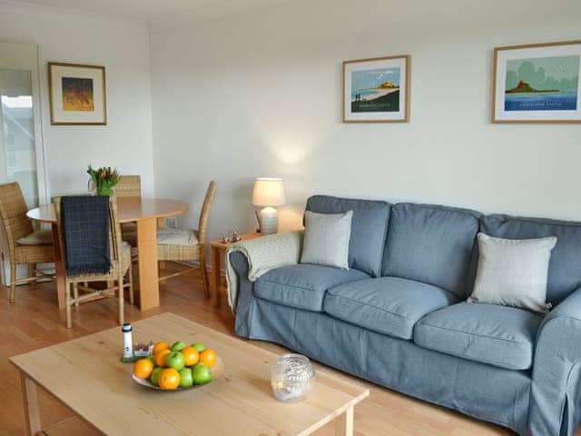 Tastefully furnished living/dining room | Sandy View, Beadnell, near Alnwick