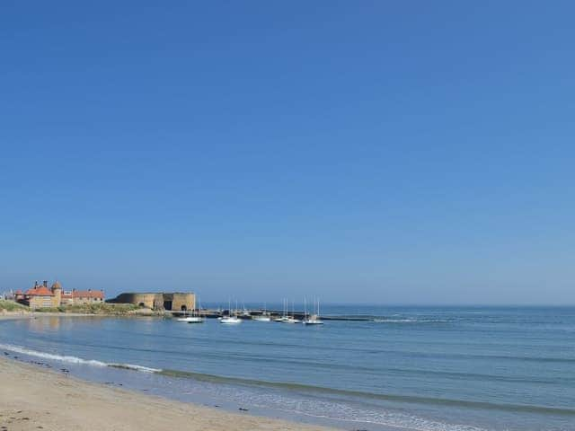 Lovely sandy beach a few minutes walk from the cottage | Fairways, Beadnell, near Seahouses