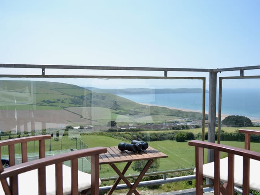Stunning views from the balcony | Sands, Woolacombe
