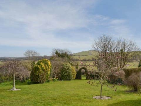 Spacious garden with fabulous views beyond | Moles Leap, Brading