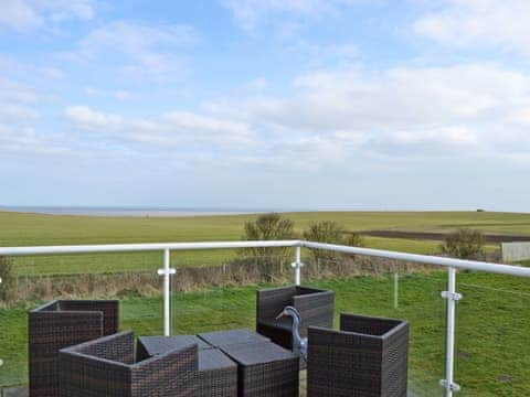 Wonderful balcony with far reaching sea views | Hamilton Lodge, Barmston, near Bridlington