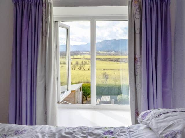 Stunning views of the Lake District from the twin bedroom | The Tottsie, Bassenthwaite, near Cockermouth