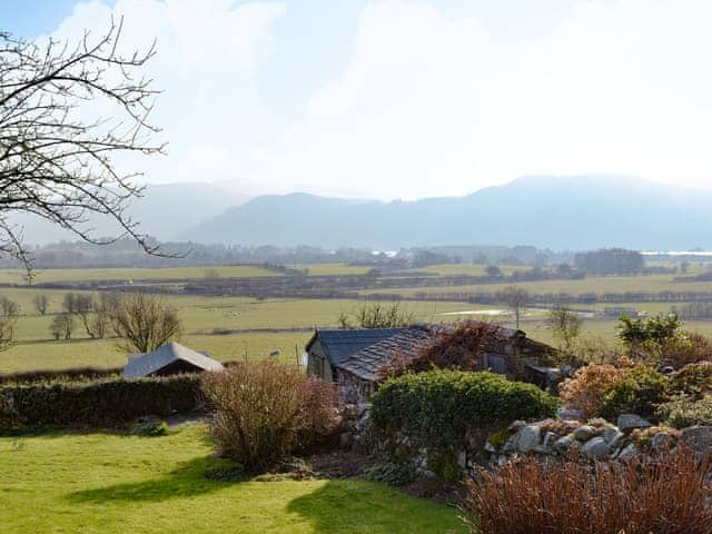 Private lawned garden with far reaching views | The Tottsie, Bassenthwaite, near Cockermouth