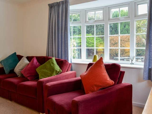 Spacious living area with bay window to the garden | Haystacks, Keswick