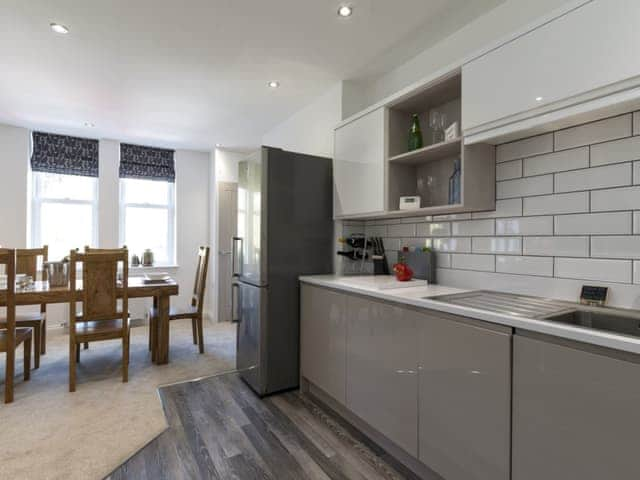 Well-equipped kitchen area | A Stone&rsquo;s Throw, Whitby