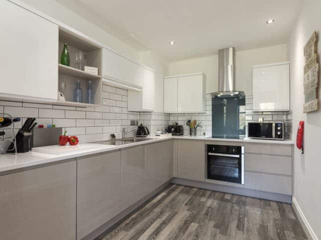 Well-equipped kitchen area | A Stone&rsquo;s Throw, Whitby