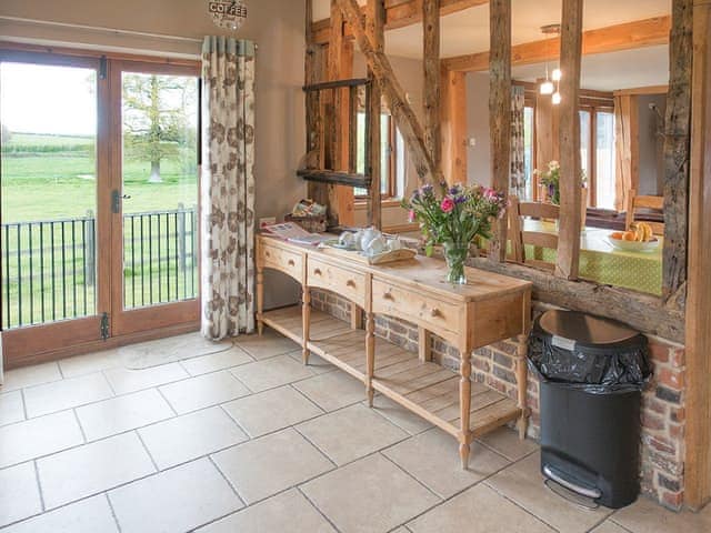 French doors in kitchen area | Henry&rsquo;s Barn - Old Hall Farm Cottages, Walpole, near Halesworth