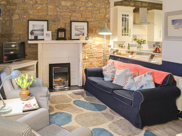 Welcoming living area | Clutter Cottage, Druridge Bay