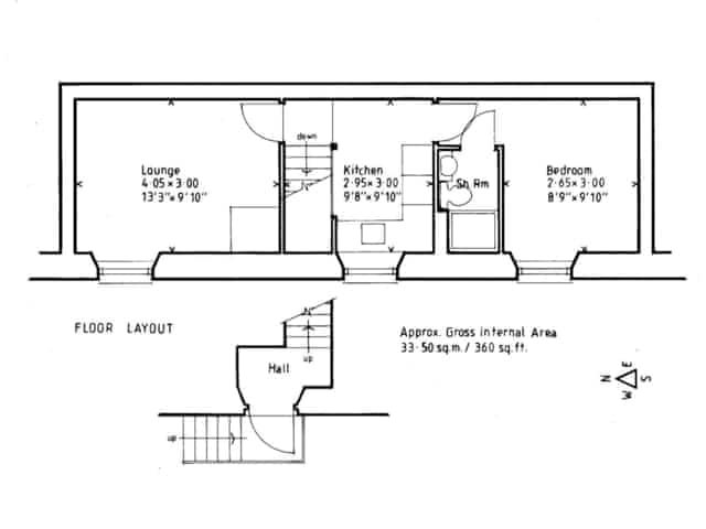 Floor plan of property | Little Nook, Ambleside