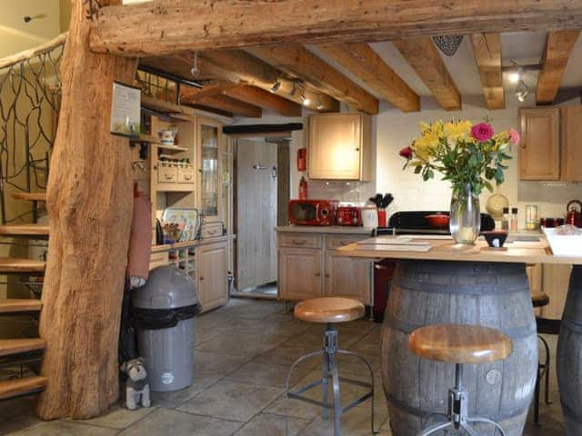 Kitchen with breakfast area | Meadow Barn - Brook and Meadow Barns, Shobley, Ringwood