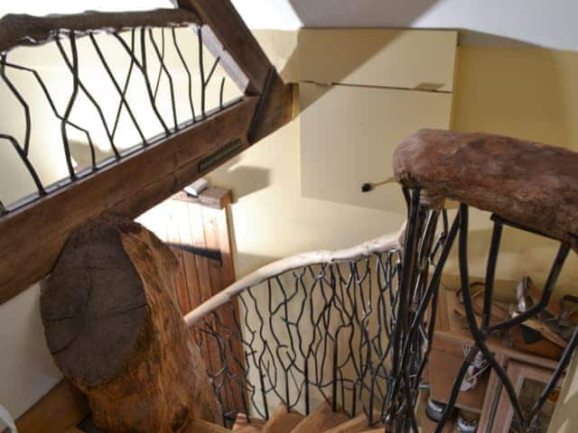 Unique spiral staircase | Meadow Barn - Brook and Meadow Barns, Shobley, Ringwood