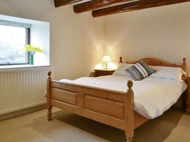 Relaxing double bedroom | The Old Granary, Holy Island, near Berwick-upon-Tweed