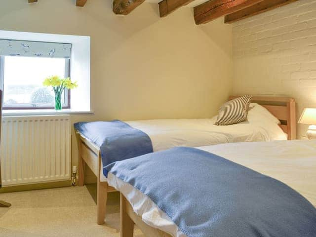 Good-sized second twin bedroom | The Old Granary, Holy Island, near Berwick-upon-Tweed