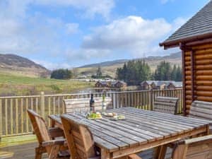 Property in a splendid location in highland Perthshire, overlooking the lochan and deer park | Frith View, Glengoulandie, near Aberfeldy