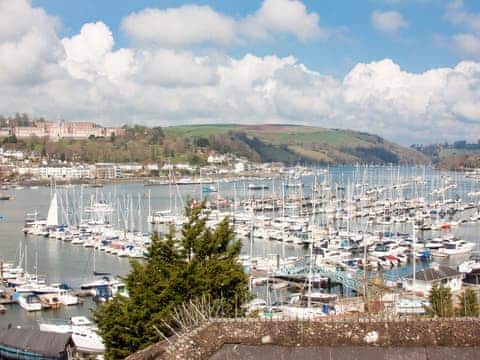 Amazing view from the decked sitting out area | College View Upper, Kingswear