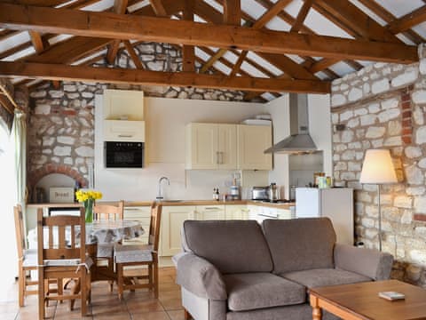 Open plan living/dining room/kitchen | Beacon Farm - Fulmar Cottage, Flamborough